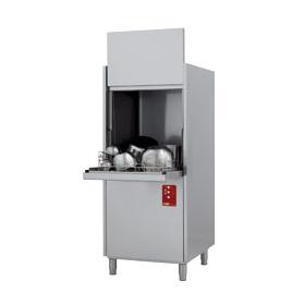 D701-EKS típusú ipari, nagykonyhai, Fekete edény mosogató gép, ládamosó gép