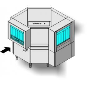 Ma20 típusú, ipari- nagykonyhai alagút rendszerű folyamatos üzemű mosogatógép