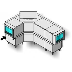 Ma59 típusú, ipari- nagykonyhai alagút rendszerű folyamatos üzemű mosogatógép