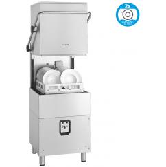 Omniwash S60P típusú ipari nagykonyhai átmenő rendszerű kalapos mosogatógép, két mosószivattyúval