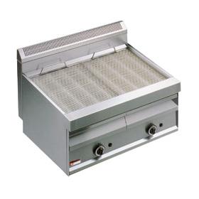 GV807 típusú ipari, nagykonyhai, Lávaköves sütő és grillsütő