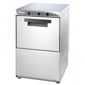 Zanussi ZGWSG 402092 típusú, ipari- nagykonyhai Pohármosogató gép, ürítőszivattyú, mos. szer adagoló