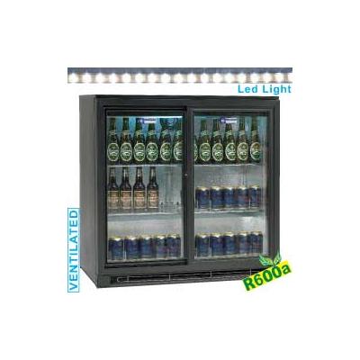 TABS2/D-R6 típusú ipari, nagykonyhai, Kereskedelmi üvegajtós hűtőszekrény